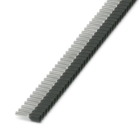 1212524 Phoenix Contact, 5-8 BK-S, AI 1 Insulated Ferrule, 1.8mm Pin Diameter, Black