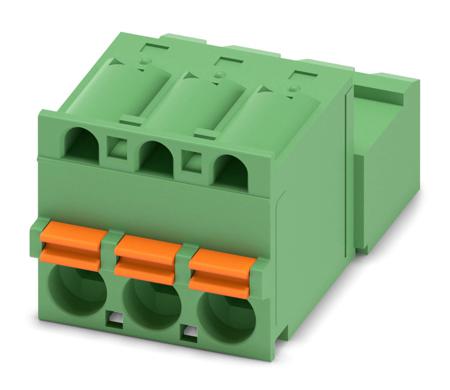 1873362 Phoenix Contact, 5.08mm Pitch, FKIC 2.5/ 3-ST-5.08, 3 Way, , Pluggable Terminal Block, Inverted Plug, Cable Mount,