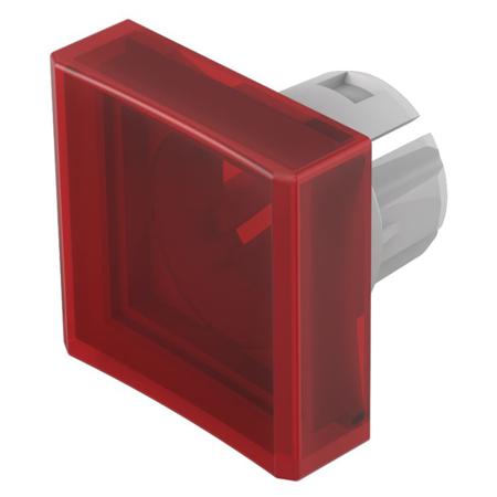 51-954.2 Indicator Lens Square Style, Red, 15.3 Long