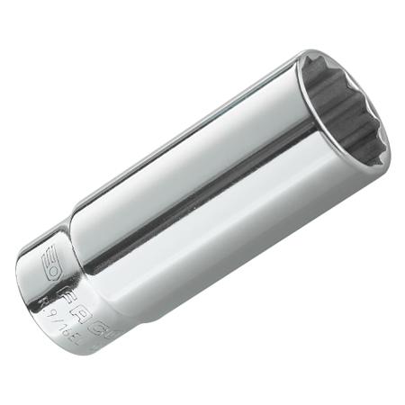 R-9-16EL Facom 9/16in Socket With 1/4 in Drive , Length 50 mm