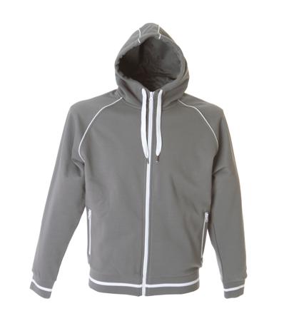 988603-M-GREY JRC 988603 Grey 20% Cotton, 80% Polyester Men Sweat Shirt M