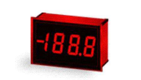 DMS-20PC-4/20S-C Murata LED Process Meter for DC Powered, 22.4mm x 35.1mm