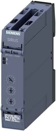 3RP2505-1RW30 Siemens 3RP25 Series DIN Rail Mount Timer Relay, 240V ac/dc, 2-Contact, 0.05 → 100h, DPDT