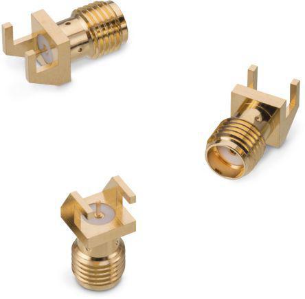 60312202114511 SMA PCB End Launch Jack Flat Tab with TH