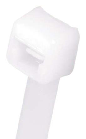 PLT2I-C Panduit Cable Tie, Locking Cable Tie, 203mm x 3.6 mm, Natural Nylon, Pk-100