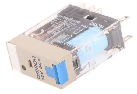 G2R-2-SNI-12VDC--S- Omron Plug In Power Relay, 12V dc Coil, 5A Switching Current, DPDT