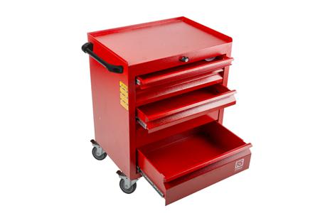 753-1570 RS Pro 6 drawer Wheeled Steel Tool Chest , 830mm x 630mm x 450mm