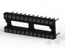 5-1571552-6 TE Connectivity 2.54mm Pitch 24 Way SMT IC Socket