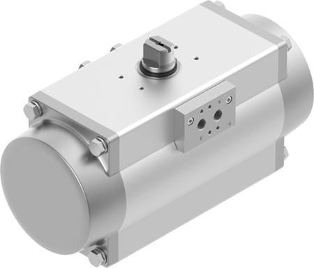 DFPD-300-RP-90-RD-F0710-R3-EP Festo DFPD Series 8 bar Double Action Pneumatic Rotary Actuator, 90 Rotary Angle