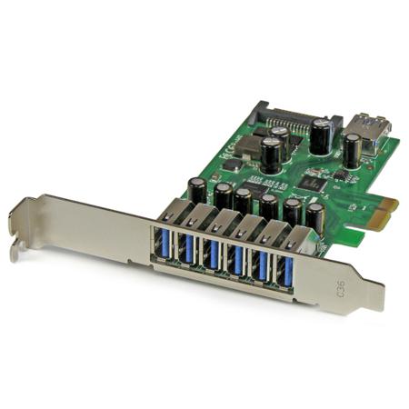 PEXUSB3S7 StarTech.com 7 Port USB A PCIe USB 3.0  Card