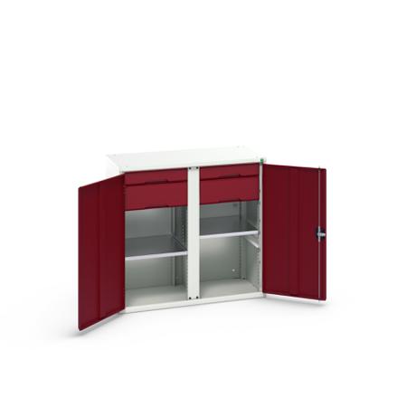 16926556-24 Bott 2 Door, 4 Drawer Sheet Steel Cupboard, 1050 x 550 x 1000mm