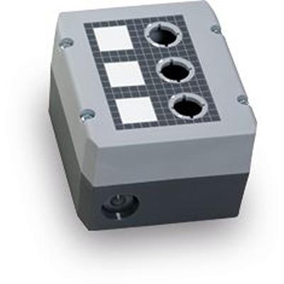 1.20.820.201/0000 RAFI Light Grey RAFIX Enclosure - 2 Hole 22.3mm Diameter
