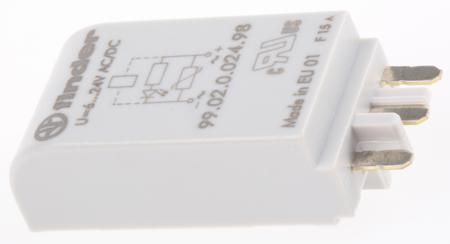 99-02-0-024-98 Finder 99 Series[Blank] 24V ac/dc Plug In Interface Relay Module