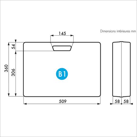 255-4717 Gard Plasticases COMPACT Case, 518 x 374 x 123mm
