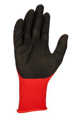 G793-09 RS PRO Black/Red Nylon General Purpose Gloves, Size 9, Large, Nitrile Coating