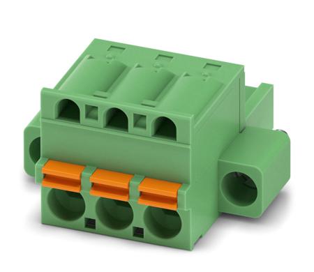 1873210 Phoenix Contact, 5.08mm Pitch, FKC 2.5/ 3-STF-5.08, 3 Way, , Pluggable Terminal Block, Plug, Panel Mount, Screw