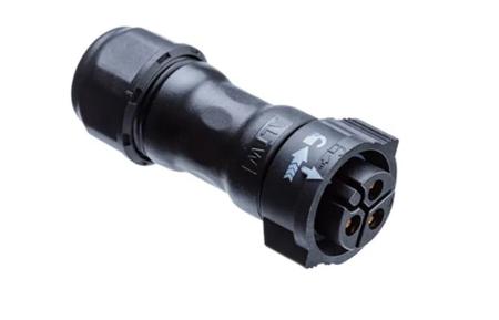 CD-08BFFA-QL8SP0 Amphenol Industrial Industrial Circular Connectors, 8 Contacts, Push-In, Plug, Female, IP68, X-Lok Series