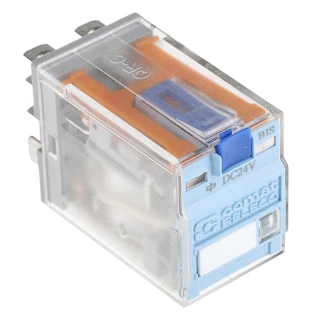 C7-A20X / DC 24 V Releco Plug In Power Relay, 24V dc Coil, 10A Switching Current, DPDT