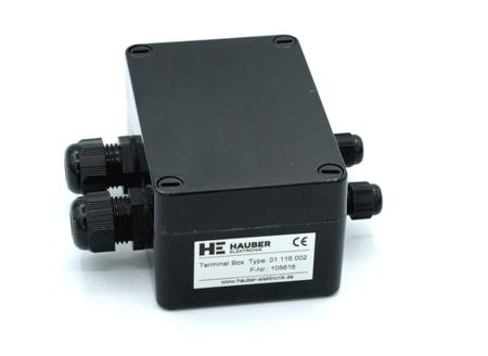 01.116.002-Ex Hauber Elektronik Terminal Box DP for Use with Sensor HE100/HE101 and 663/HE20x