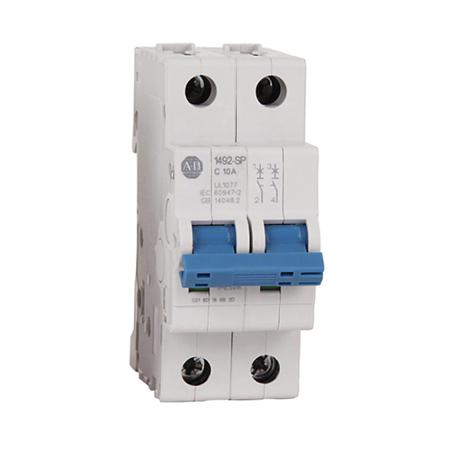 1492-SPM2B100 Rockwell Automation 1492-SPM MCB, 2P Poles, 10A Curve B, 277 V, 480Y V AC, 96V DC