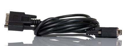 240-6338 RS PRO Male 9 Pin D-sub to Female 9 Pin D-sub Serial Cable, 3m PVC