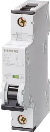 5SY6301-7 Siemens Sentron 5SY6 MCB Mini Circuit Breaker 3P, 1 A, 6 kA, Curve C