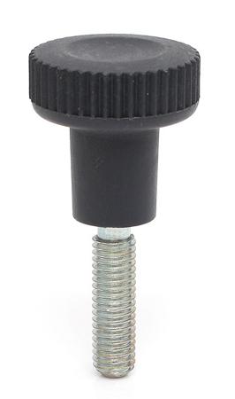 188-956 RS PRO Black Thermoplastic Thumbscrew Clamping Knob, M8 x 20, Threaded Mount