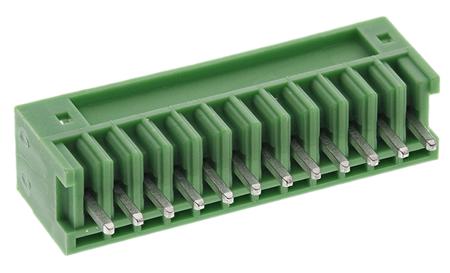 1881655 Phoenix Contact, 2.5mm Pitch, MCV 0.5/12-G-2.5, 12 Way, , Pluggable Terminal Block, Plug, Through Hole, Solder