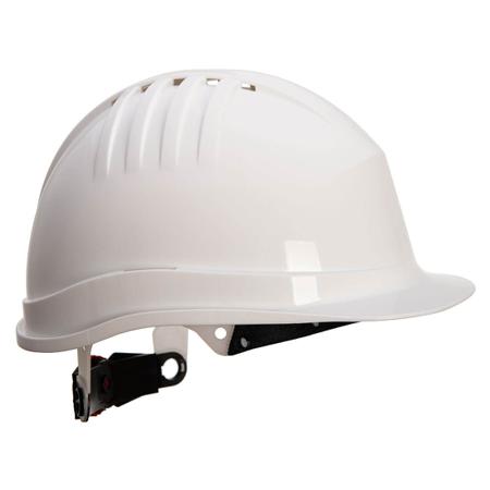 PS62WHR Portwest PS62 White Hard Hat, Adjustable, Ventilated