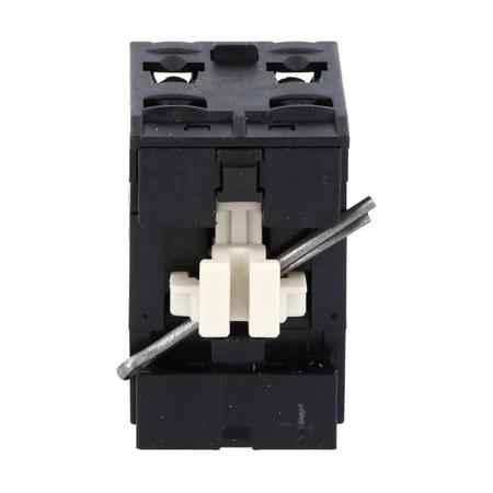 11G48515 Lovato BF Auxiliary Contact - 1NO + 1 NC, 2 Contact, Front Mount, 10 A