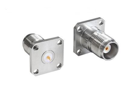 RFTNCAA4PFHMF Bulgin, Jack Flange Mount Circular Coaxial Connector, Plug In Termination, Straight Body