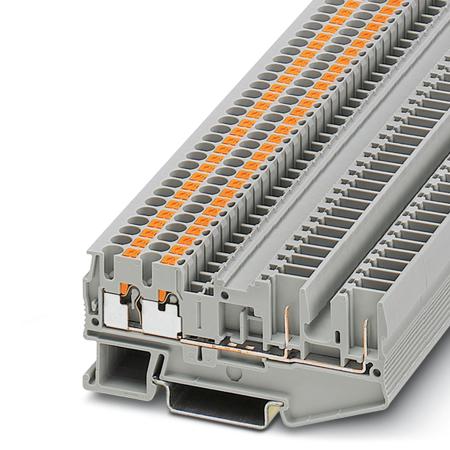 3209662 Phoenix Contact  PT 2.5-QUATTRO/2P Series Grey, 0.14 → 4mm², Single-Level, Plug In Termination