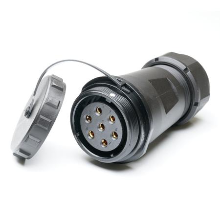 304-708 RS PRO Industrial Circular Connectors, 7 Contacts, In-line, SP29 Connector, Socket, Female, IP68