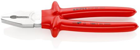 03 07 250 Knipex Combination Pliers, 260 mm Overall, Straight Tip, VDE/1000V