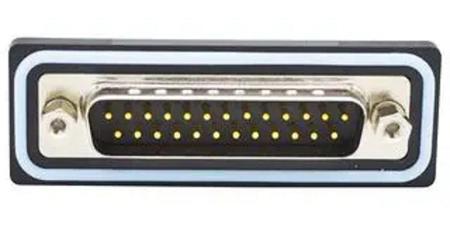 SDF-S25-103L011 Norcomp SDF 25 Way Panel Mount Solder D-sub Connector Plug, 2.77mm Pitch, with 4-40 Screw Locks