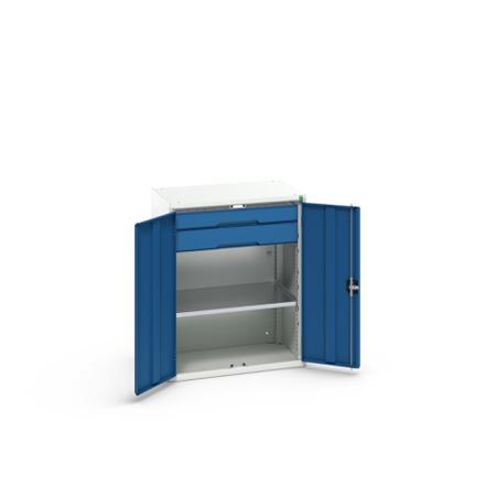 16926453-11 Bott 2 Door, 2 Drawer Sheet Steel Cupboard, 800 x 550 x 1000mm
