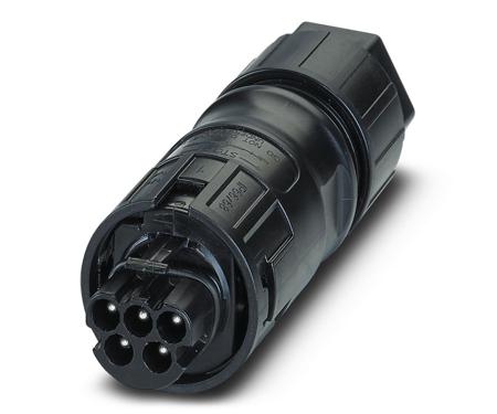 1014530 Phoenix Contact PRC 5-FC-MS6 8-21 Series, Male, Cable Mount Solar Connector, Cable CSA, 1.5 → 6mm², Rated At