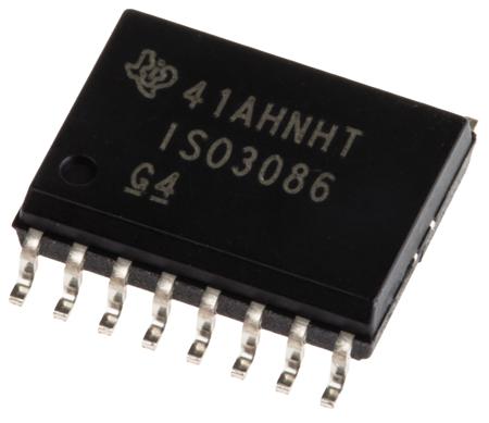 ISO3086DW Texas Instruments  Line Transceiver, 16-Pin SOIC