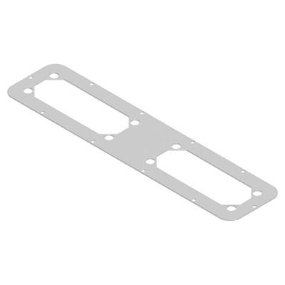 NSYTLG2FL Schneider Electric NSY Series RAL 7035 PE, Steel Gland Plate, 5mm H, 500mm W, 220mm L for Use with Panelset S3Hd