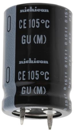 LGU2G680MELY Nichicon 68μF Aluminium Electrolytic Capacitor 400V dc, Snap-In -