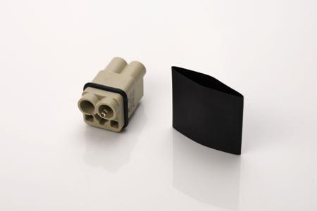 192-600 RS PRO Heavy Duty Power Connector Insert, 40A, Male, 2 + p Contacts