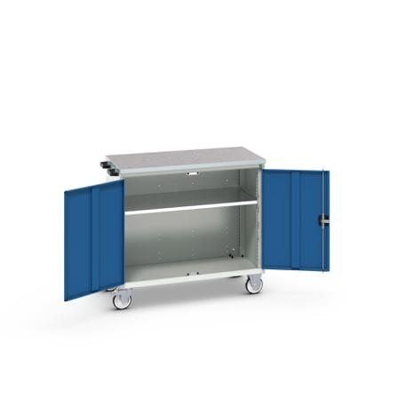 16927062.11 Bott 2 Door Sheet Steel Floor Standing Cabinet, 1050 x 600 x 980mm