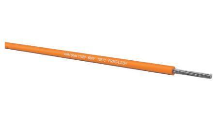 090220711 Kabeltronik UL 11028 Series Orange 0.34 mm² Hook Up Wire, 22 AWG, 22/7 mm, 250m, MPPE Insulation,