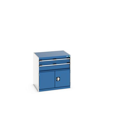 40020021-11V Bott 2 Door, 2 Drawer Sheet Steel Floor Standing Storage Cabinet, 800 X 650 X 800mm