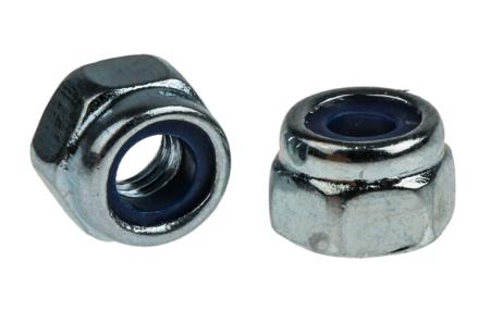 524-310 RS PRO, Bright Zinc Plated Steel Lock Nut, DIN 982, M5