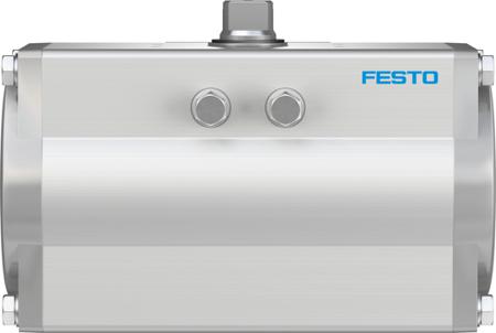 DFPD-120-RP-90-RD-F0507-R3-EP Festo DFPD Series 8 bar Double Action Pneumatic Rotary Actuator, 90° Rotary Angle, 120mm Bore