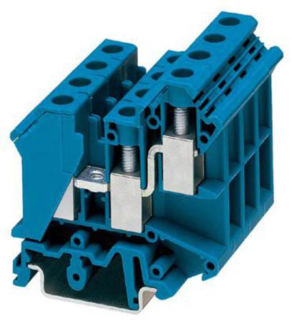 3005235 Phoenix Contact  UK 10-TWIN BU Series Blue, Double-Level, Screw Termination, Fused