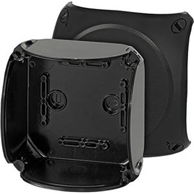 EB 06 B HENSEL EB Series Black Polycarbonate Junction Box, IP66, 130 x 130 x 77mm