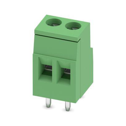 1730502 Phoenix Contact PCB Terminal Block, 2-Contact, 5.08mm Pitch, Wave Soldering, 1-Row, Plug In, Screw Termination