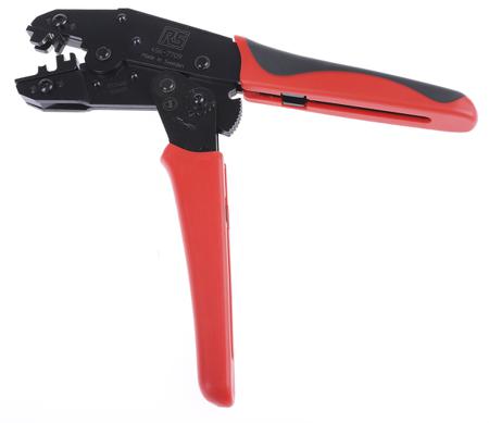 456-7709 RS Pro Ratchet Crimping Tool for Flag Terminal, 1 → 2.5 mm²